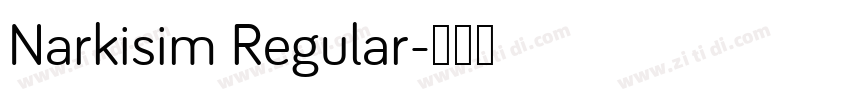 Narkisim Regular字体转换